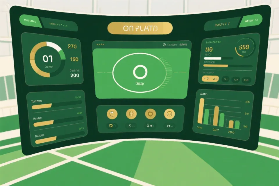 赛事追踪数据面板示意图