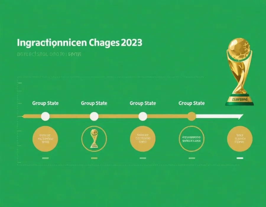 世界杯赛程阶段时间线示意图