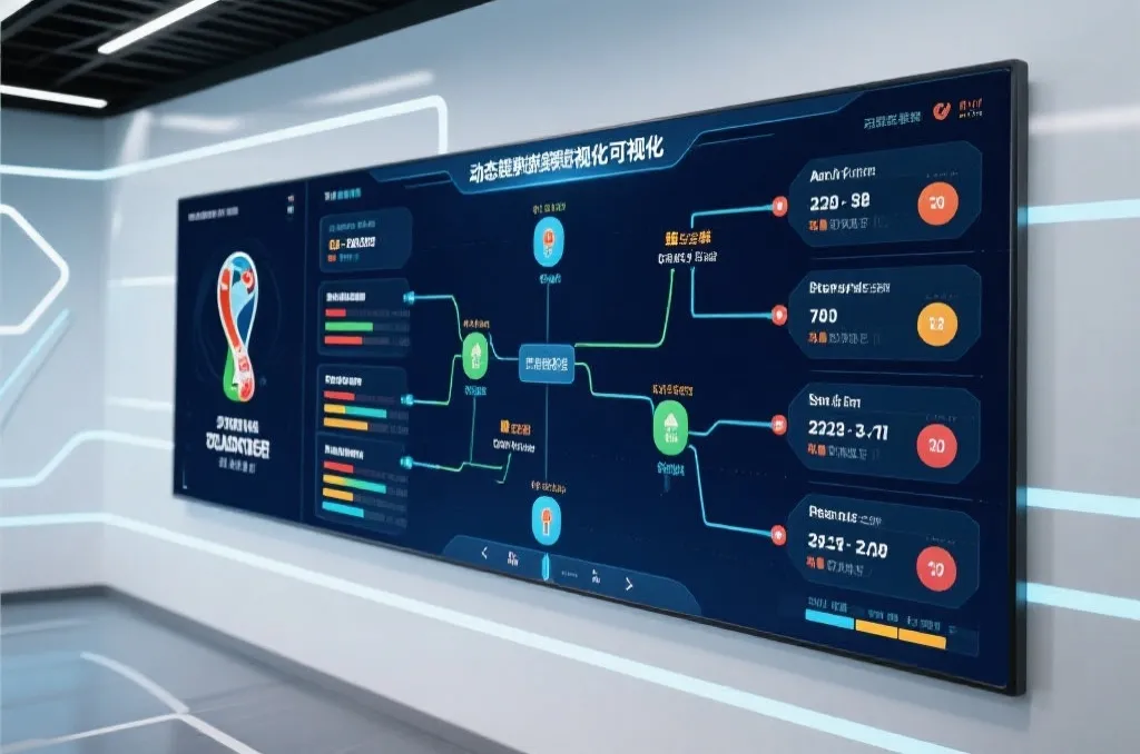 世界杯小组赛出线路径与积分变化的可视化面板